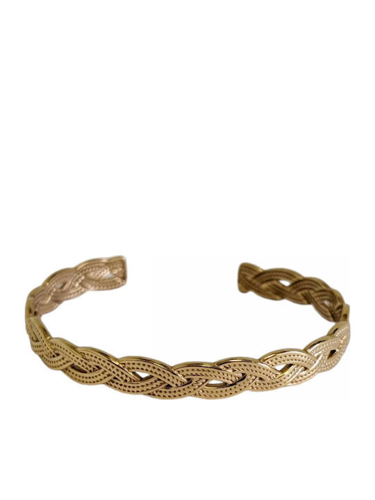 Kostibas Fashion Women's Bracelet made of Steel Gold Plated