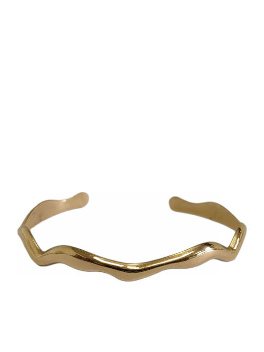 Kostibas Fashion Women's Bracelet made of Steel Gold Plated