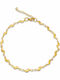 Goldjewels Дамско Гривна Верига от Стомана Златно