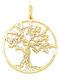 PS Silver Tree Charm Made of Gold Plated Silver