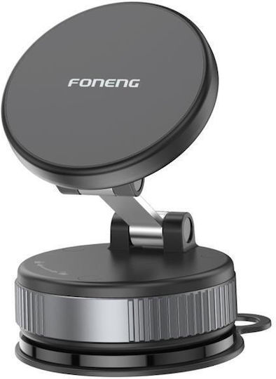 Foneng CP129 Поставка за Мобилен Телефон за Кола с магнит Черна