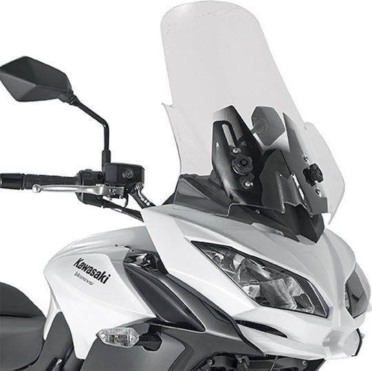 Kappa Moto Motorcycle Windshield & Windscreen Transparent Visor for Kawasaki Versys 650 KD4114ST