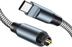 Powertech USB 2.0 Cable USB-C Male - TOS Male Gray 1m CAB-UC091 Powertech USB 2.0 Cable USB-C Male - TOS Male Gray 1m CAB-UC091