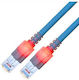 Sacon S/FTP Cat.6 (Gigabit) Καλώδιο Δικτύου Ethernet 5m Μπλε