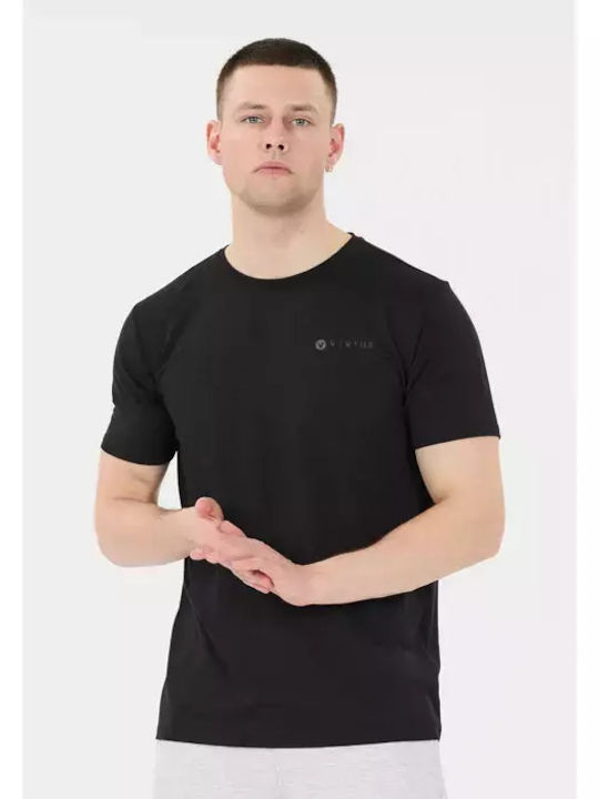 Αθλητικό T-shirt Μαύρο