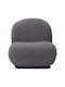 Rosalie Armchair Charcoal 85x82x77cm