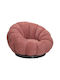 Nester Armchair Swivel Pink 98x97x69cm