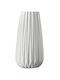 Decorative Vase White 13x13x25cm