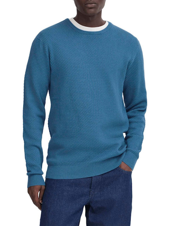 Blend Long Sleeve Blue Sweater