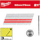Milwaukee 4932498156 Καρφια Διπλης Κεφαλης 21° 92/76 Mm 2000τμχ Mw