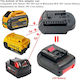 Adapter Μπαταρίας Εργαλείου Dm18bs Bosch Gba Professional System Tool Dewalt 20v & Milwaukee 18v Bw Batteries