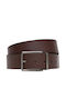 Wide Men's Belt Brown