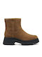 Pluette Suede Women's Ankle Boots Brown