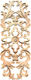 Carved Solid Wood Centerpiece 48x19cm