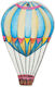 Wooden Decoration Balloon Print 70mm 1pcs 14-03