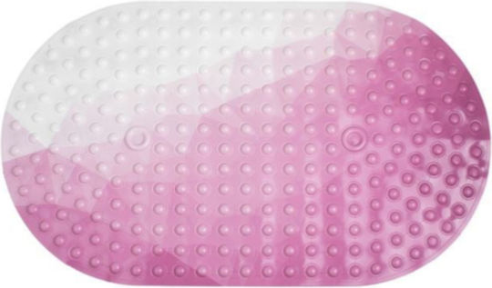 Bathroom Mat R-192-193 White Pink 58x33cm