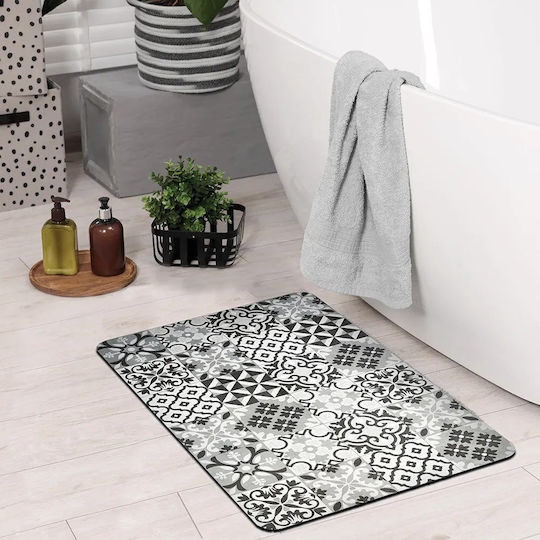 Ango Πατάκι Μπάνιου 85109 Grey 40x60εκ.