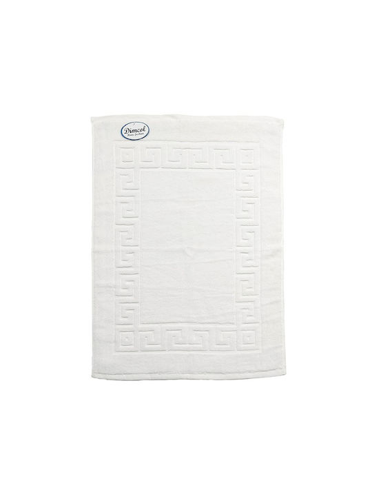 Dimcol Πατάκι Μπάνιου Βαμβακερό 35183047001 White 50x70εκ.