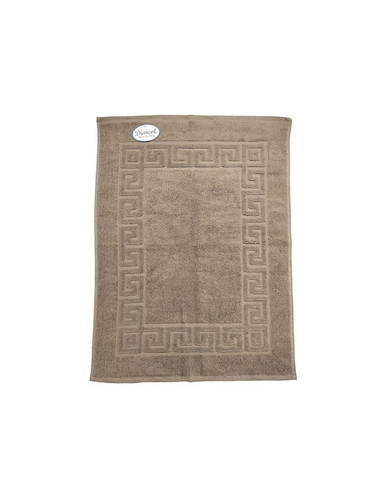 Dimcol Bath Mat Cotton 35183047002 Beige 50x70cm