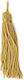 Tassels 8cm Set 5 Bucăți Buclă 6cm Auriu