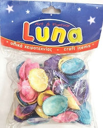 Luna Κοχύλια Χειροτεχνίας 3cm 50τμχ