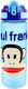 Paul Frank Παιδικό Παγούρι Θερμός Πλαστικό με Καλαμάκι Γκρι 600ml