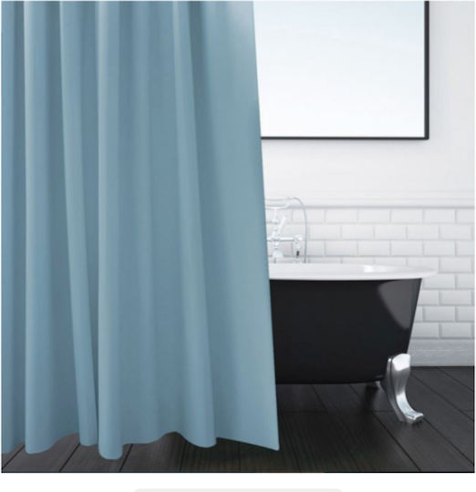 Shower Curtain 180x180cm Blue Grey