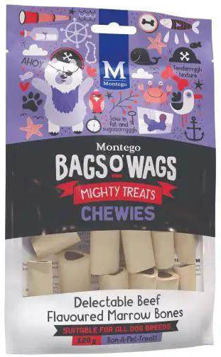 Chewies Treat for Puppies Medium Breeds with Beef, Chicken, Wheat, Poultry and Meat 120gr