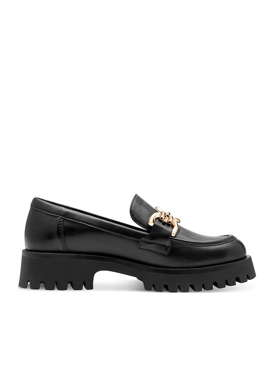 Tamaris Γυναικεία Loafers σε Μαύρο Χρώμα