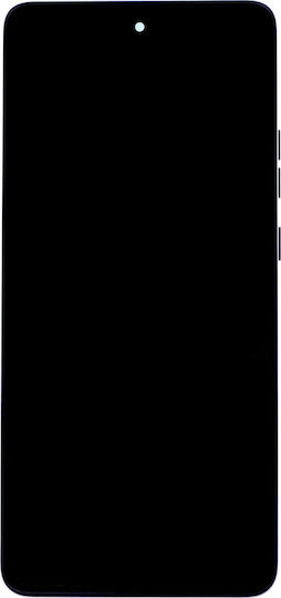 Motorola Screen with Touch Mechanism and Frame for Motorola G86 (Black)