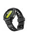 Spigen Rugged Armor Pro Silikonhülle in Schwarz Farbe für Samsung Galaxy Watch 8 44 mm