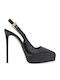 Leather Black High Heels