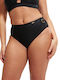 Bikini Slip Hohe Taille Black