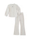Kinder-Set mit Hose Winter 2Stück Ecru, Grey