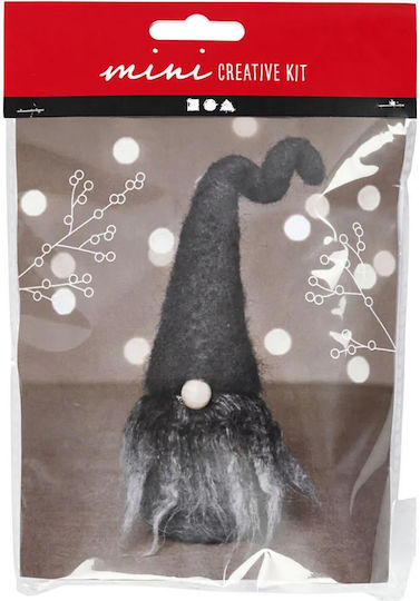 Creativ Company Weihnachtsaccessoires Diy Kit Αγ Βασίλης Schwarzes Mütze