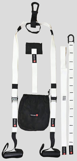 Motivationpro Гимнастически Ремъци Suspension Trainer – Комплект За Тренировка Дръжки Калъф Бял