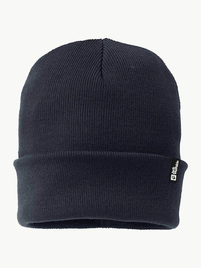 Beanie Unisex Beanie mit Rippstrick in Blau Farbe