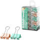 Metallic Clip Erichkrause 19mm 10 Pieces Pastel Bloom 62064