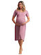 Angel's Secret Nightgown Maternity & Nursing Lila