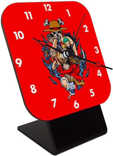 Koupakoupa Wooden Desktop Clock One Piece