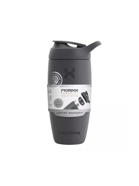 Promixx Шейкър Протеин 550мл Неръждаема стомана Сив