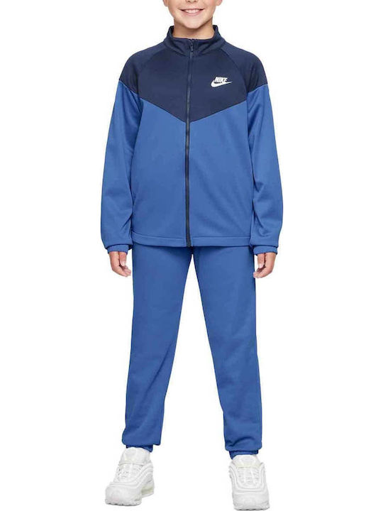 Nike Kinder Sweatpants Set Jogginganzug Dri-Fit Blau 2Stück