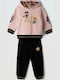 Kids Sweatpants Set Pink 2pcs