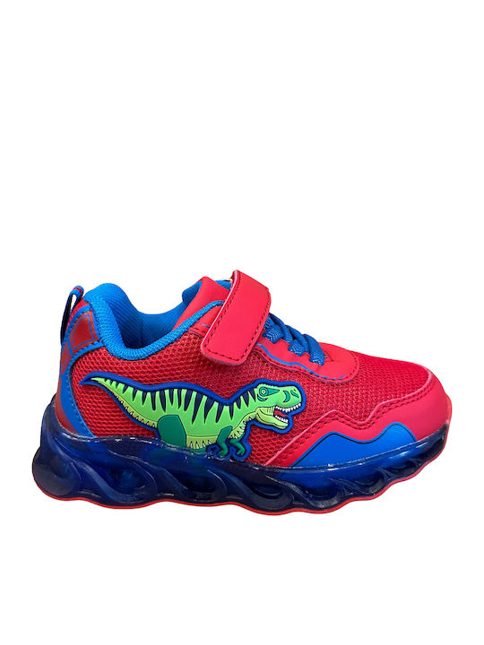 Kids Sneakers with Scratch Red