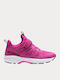 Kids Sneakers with Scratch Fuchsia