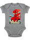Koupakoupa Spiderman Kid Short-Sleeved Grey Melange