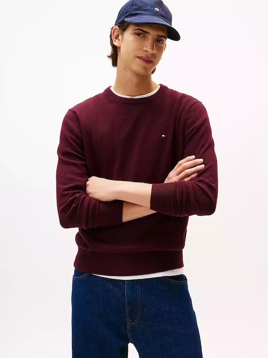 Tommy Hilfiger Пуловер С Дълъг Ръкав Бордо
