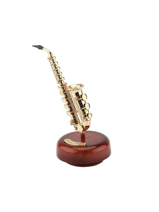 SP Souliotis Decorative Musical Instrument Saxophone 19cm