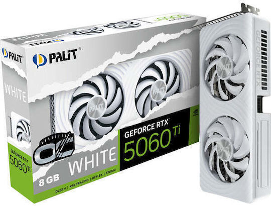 Palit GeForce RTX 5060 Ti 8GB GDDR7 White OC Graphics Card