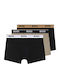 Men's Boxers Black-beige 3Pack